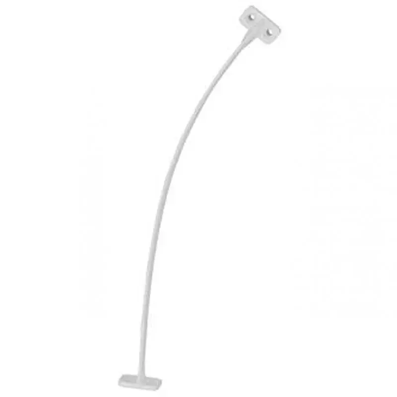 Door opening limiter, plastic door, white color 200mm