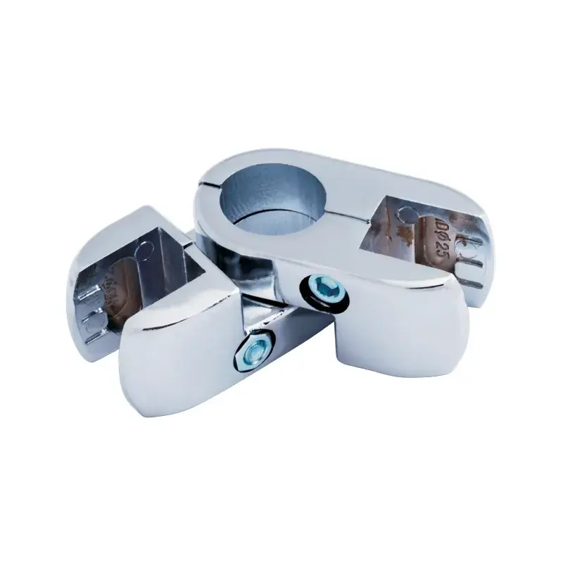 R-52 Муфта для скла і панелі петльова GIFF хром