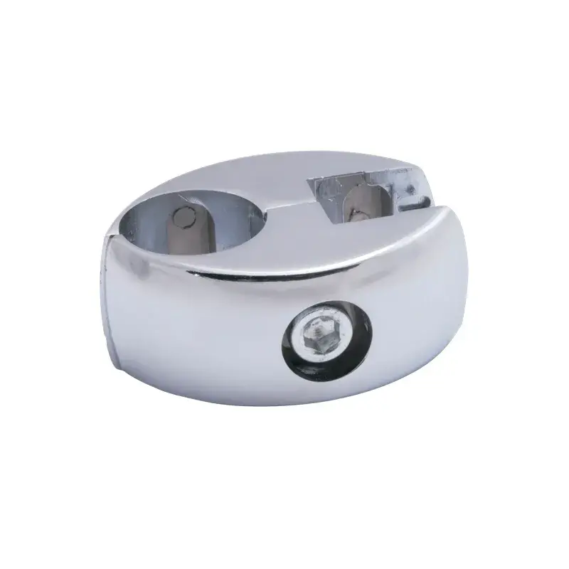 R-7 Coupling for glass and panels GIFF chrome