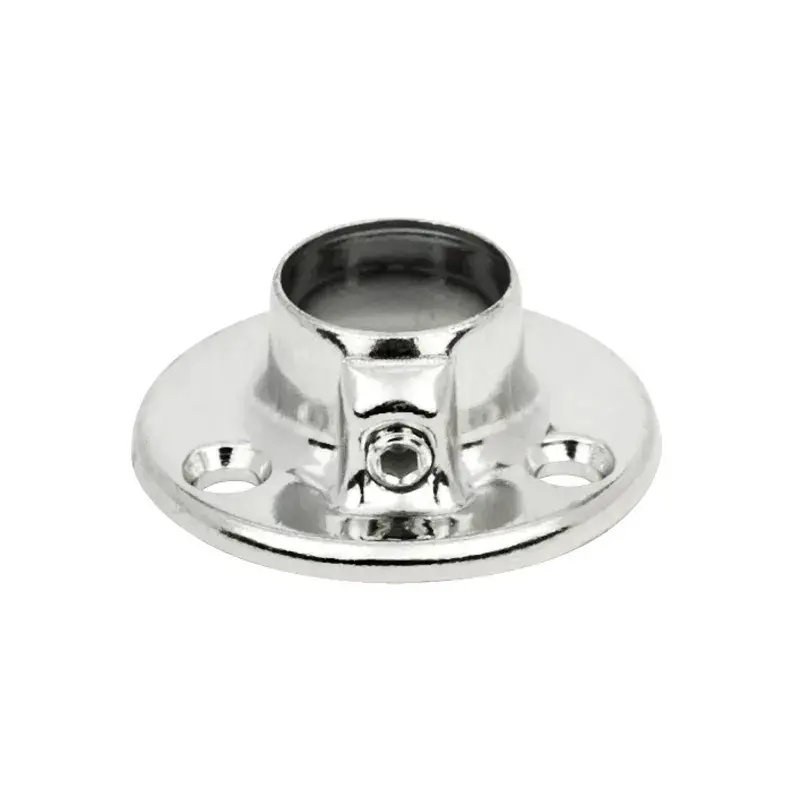 Fixing of pipe-railing d=16 GIFF Chrome flange