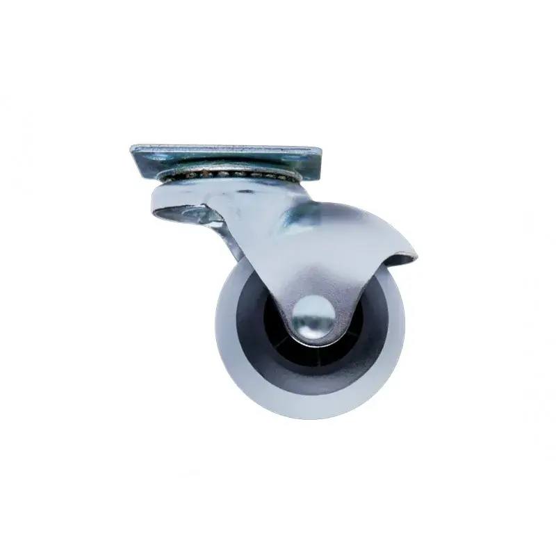 Ролик з площадкою  гумовий круглий GIFF Industry d=40 сірий