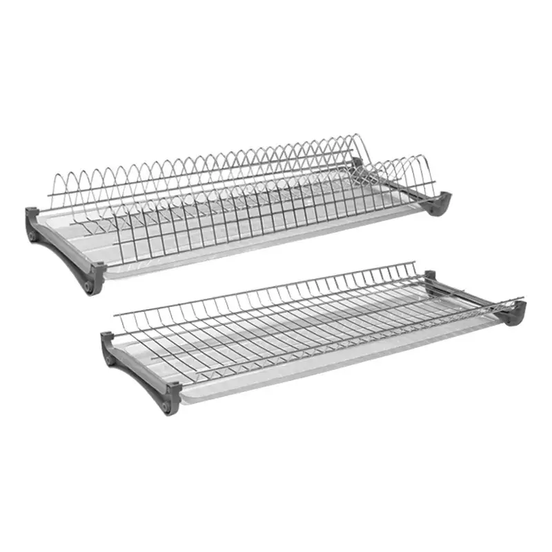 Drying rack for dishes T1 facade 800 GIFF chrome (2 shelves, 2 pallets and 4 fasteners)