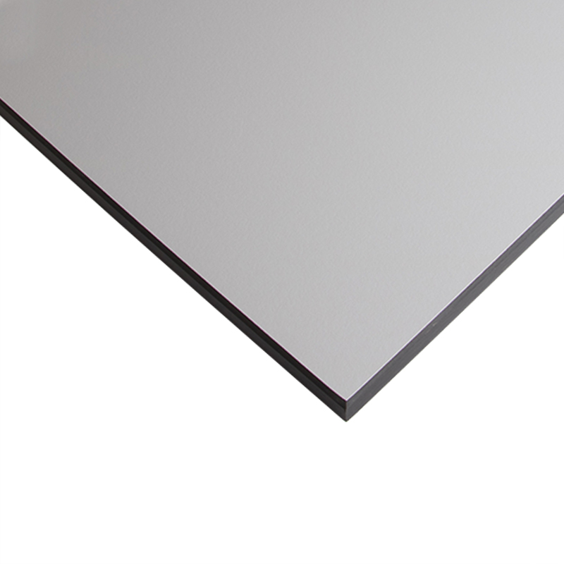 HPL 12 mm Fundermax 0074 FH (5.33) pastel gray 4100x1300 (black core)
